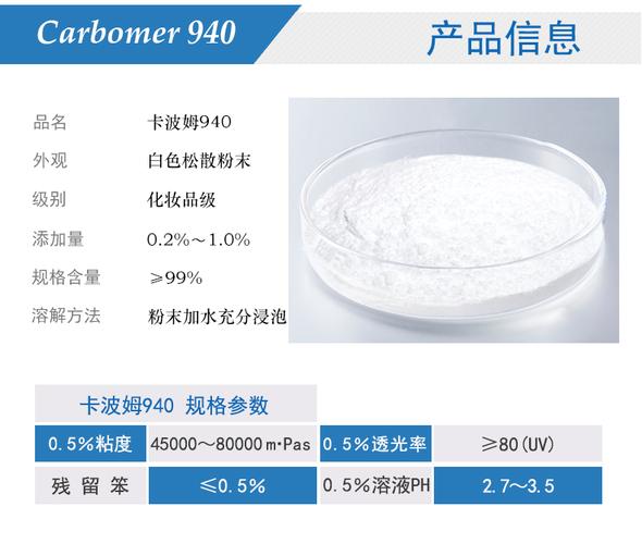 卡波姆的主要生产公司:卡波姆的主要生产公司有哪些