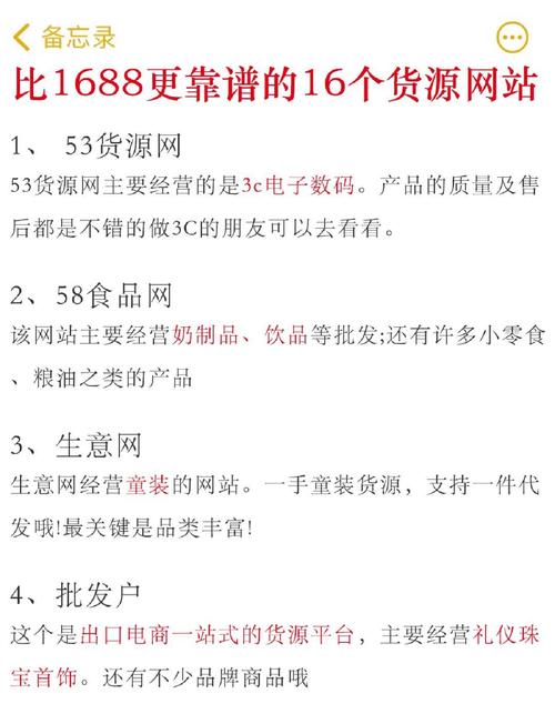 关于1000个免费货源网站入口的信息