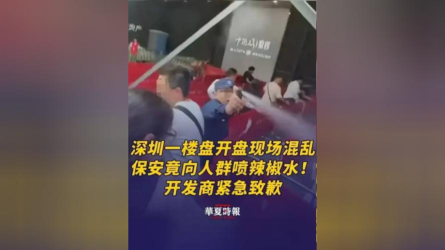 深圳楼市开盘现场动用辣椒水的简单介绍