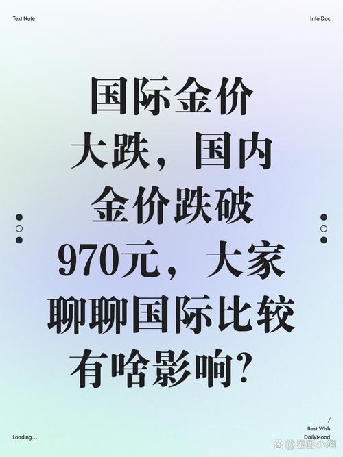 黄金价格大跌,黄金价格大跌的原因是什么?