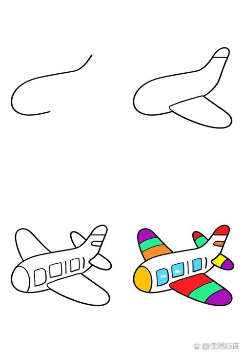飞机简笔画100张,飞机简笔画100张图片